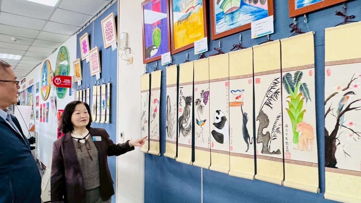 草湖國中「我的家鄉，在海一方」學生美展　展現海洋生命的多采多姿