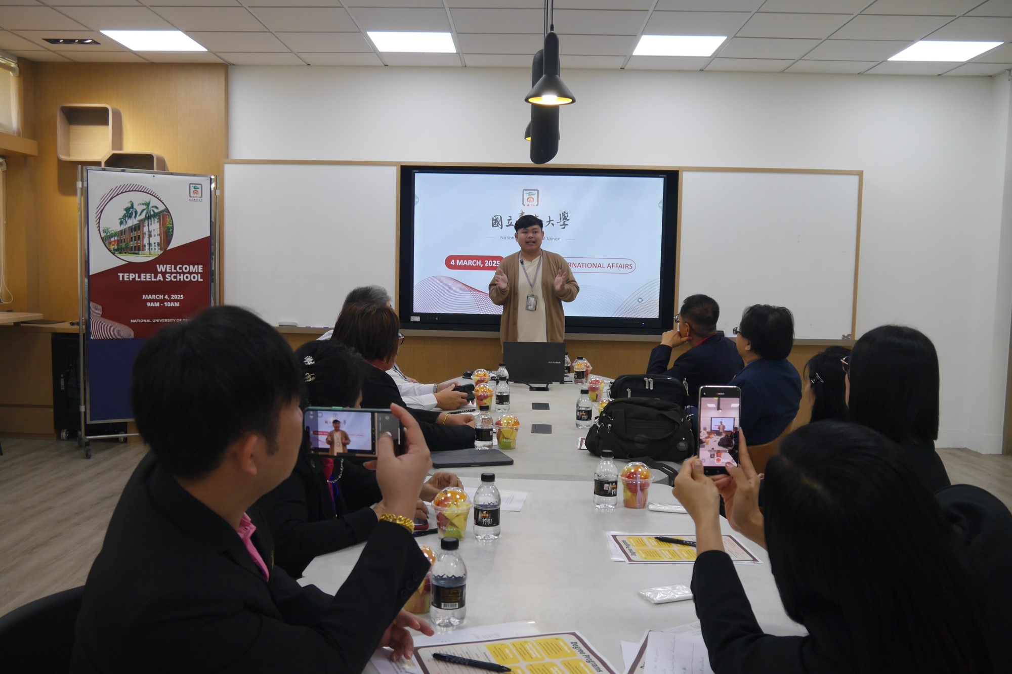 南大迎接泰普利拉中學考察團　體驗優質學習資源與友善校園