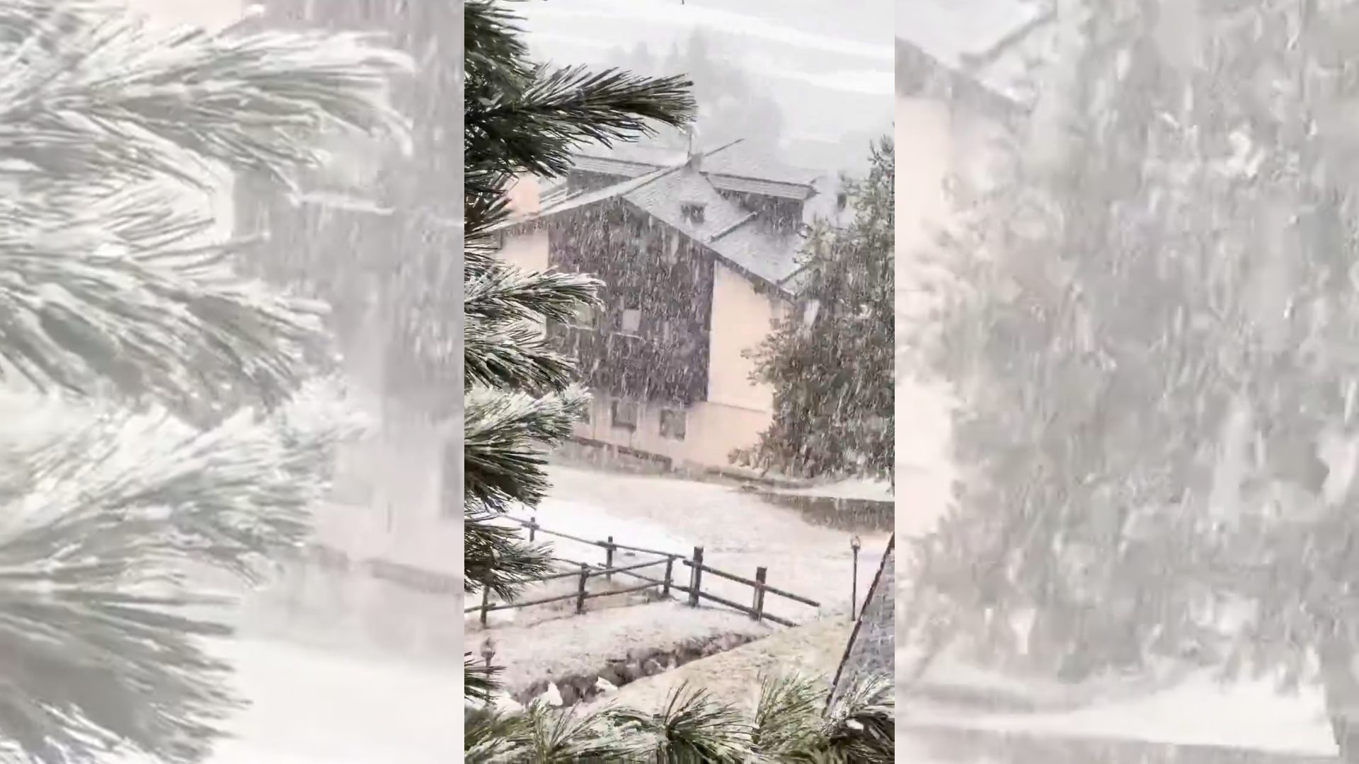影音/阿爾卑斯山五月罕見海拔1900公尺降起大雪